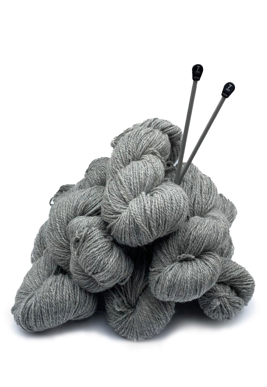 Schafwolle – NATURWOLLE 1 kg Schwarz